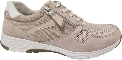 Gabor 86.978.31 Rolling Soft Sneakers Dames Beige Leer Dames - Beige - 38.5