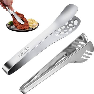 Set van 2 RVS Spaghetti Tangen voor Perfecte Pasta, Geschikt voor Bakken en Grillen, Vaatwasserbestendig en Duurzaam