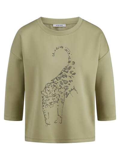 Sweatshirt 3/4-mouwen Van Peter Hahn groen
