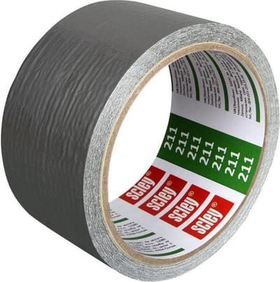Scley - Universele Stoffen Montagetape - 48mm x 50m - Grijs - Hoge Kleefkracht