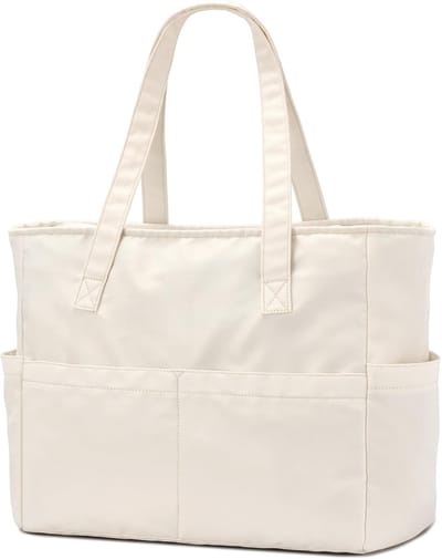 Dames Tote Bag Shopper - Waterdichte Laptoptas met 17 inch Laptopvak - Opvouwbare Handtas, Strandtas en Sporttas