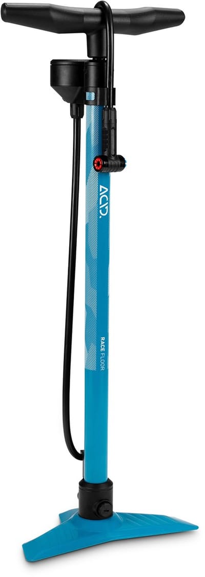 ACID Vloerpomp RACE FLOOR - EZ-Head en Ergonomische Natural Fit handgreep - Max. 160 psi - Staal - L16xB26xH69 cm - Blauw