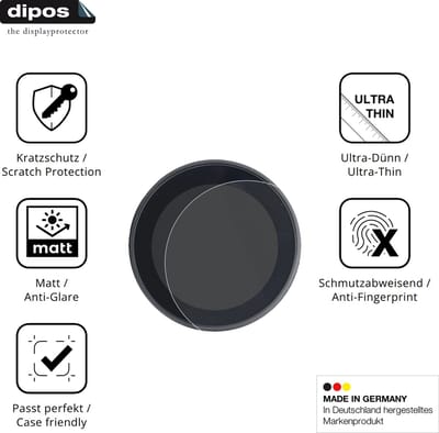 dipos – 2x Matte Beschermfolie geschikt voor Meraki Espresso Machine | Krasbestendige & antireflecterende Screenprotector Ultra-Thin