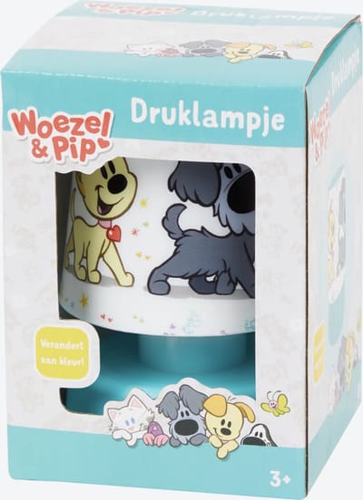 Woezel & Pip Nachtlampje - Druklamp - Woezel en Pip Lamp - Kleine Lamp voor Peuters & Kleuters - Verandert van Kleur - Nachtlamp voor Kinderen - Jongens & Meisjes - Mini Lamp - Vanaf 3 Jaar - Kinderlamp / Slaapkamer Lamp - Cadeau
