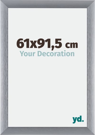 Your Decoration - Fotolijst 61x91,5 cm - Aluminium - Zilver Geborsteld - Tucson