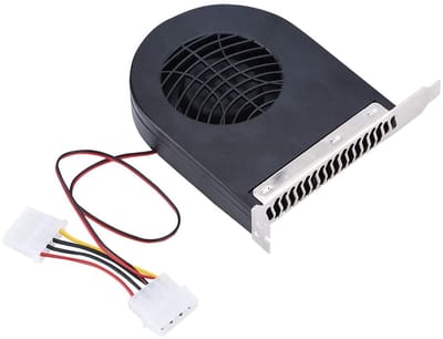 Mini Systeem Koelventilator PCI Slot Blower voor Computer - DC Turbine Fan met Grote 4P Power Connector