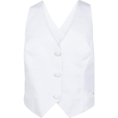 AllSaints Petra Waistcoat Off White Size: 44 | Vests Outlet | Dames | Wit