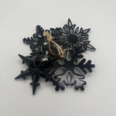 Kersthangers - Kersthanger set van 4 - zwart