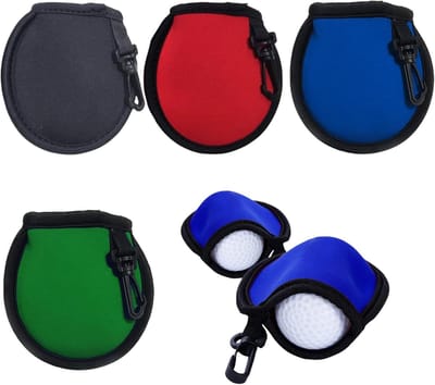 Golf Ball Bag - 4 Pcs Golf Cleaning Bags - Portable Golf Ball Cleaner - Golf Accessoires