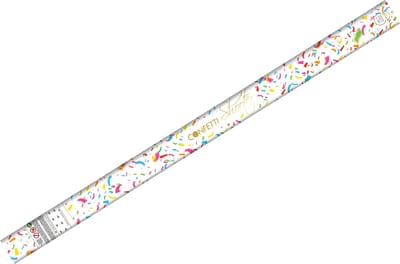 Party confetti shooters - papieren confetti - party poppers - confettikanonnen - 80 cm