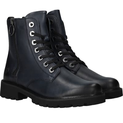Remonte D8671 14 Dames Veterboots - Blauw - 37