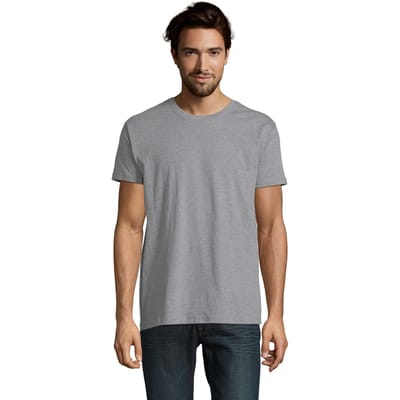 SOLS Unisex Imperial T-shirt voor volwassenen (Grijze Melange)