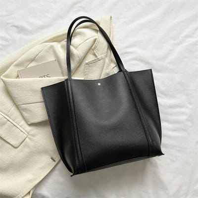 Nieuwe Dames Retro Handtassen met Grote Capaciteit Trendy Mode Tote Bags Casual Niche Schoudertassen gray