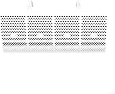 Airconditioner Deflector - Windscherm AC - Luchtstroom Regelen - 270 Graden Verstelbaar - 45x20cm - Wit