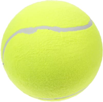 Opblaasbare Tennisbal - Grote Bal - Buitensport Oefening - Zacht Flaneloppervlak - 20 cm Doorsnede - Lichtgroen