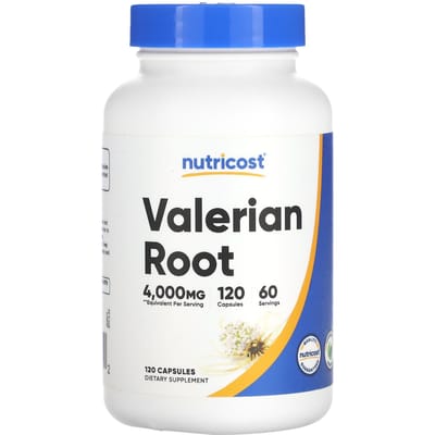 Nutricost, Valeriaanwortel, 4.000 mg, 120 Capsules (2.000 mg per capsule)