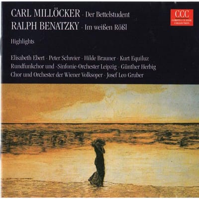 CD BENATZKY, MILLOCKER, HERBIG; SCHREI - Millocker: De bedelstudent 0000732CCC Edel Classics 1997 Duitsland Klassiek Gebruikt beige