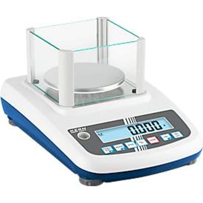 KERN & Sohn precisiebalans PFB 600-3 met LCD-display, compacte constructie, roestvrijstalen weegplaat ∅ 120 mm