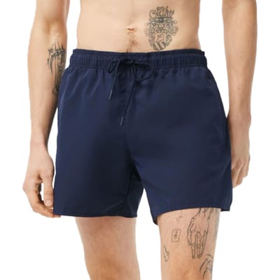 Lacoste - Zwembroek Donkerblauw - Heren - Maat XXL - Regular-fit