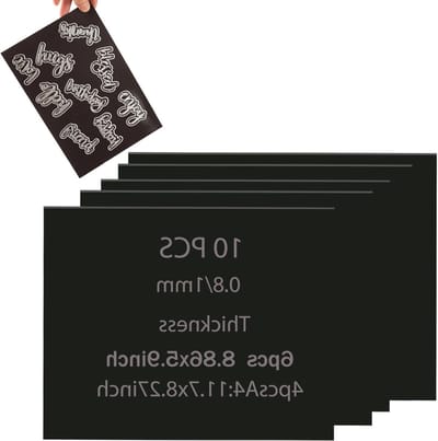 10 Stuks Dubbelzijdige Sterke Magnetische Vellen voor Creatief Knutselen en Scrapbooking - Flexibele Plaatsing, Grote Afmeting 22,5x15 cm, Ideaal voor Metalen Snijmallen en Organisatie