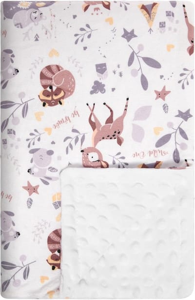 Zachte Babydeken 100 x 75 cm, Ideaal voor Pasgeborenen, Knuffeldeken, Perfect als Kraamcadeau, Geschikt voor Wieg en Box