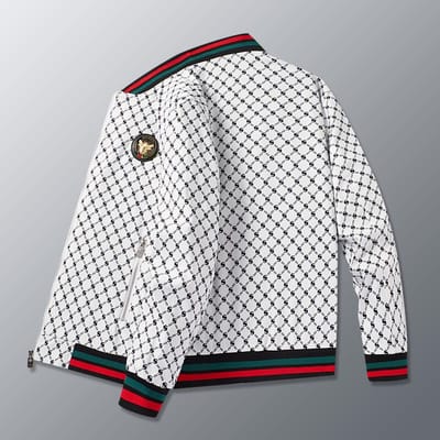 Nieuwe herenjas voor de lente en herfst, trendy, casual, met opstaande kraag, veelzijdig en stijlvol, met baseballkraag. L gray
