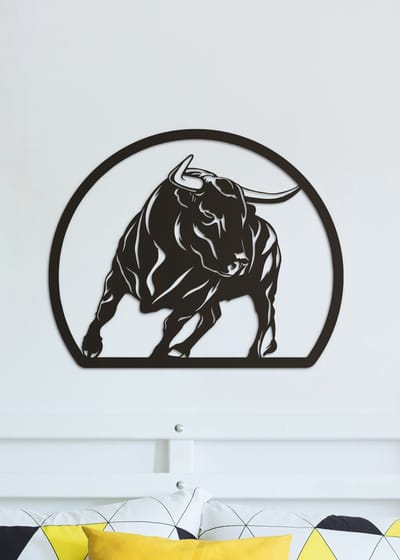 Wanddecoratie | Stier - L (49x60cm)