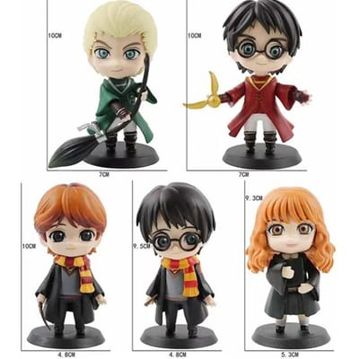 Harry Figuren Set 10 STUKS 7cm Potter Q Versie PVC Verzamelaar Model Magisch Personage Bureau Decoratie Duurzaam Cadeau voor Fans