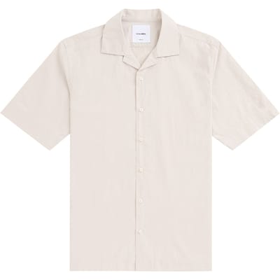 No Label Havana Cotton Beige Maat: M | Casual Overhemden Outlet | Heren | Beige