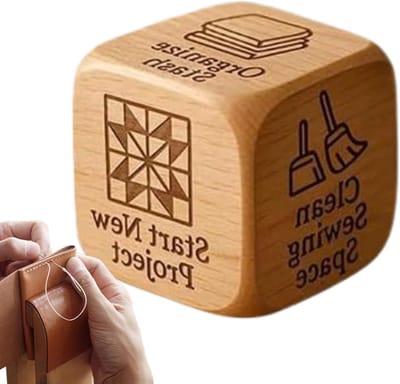 Beslissingsdobbelstenen - Creatieve dobbelstenen - Huis en handwerk - Innovatief aanraakontwerp - 5 x 5 x 5 cm - Uniek