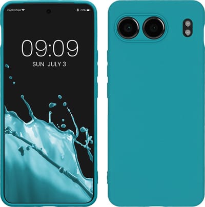 kwmobile telefoonhoesje geschikt voor OnePlus Nord 4 5G - Hoesje voor smartphone - Precisie camera uitsnede - In mat petrol