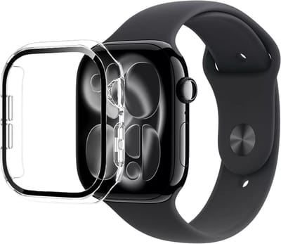 Hoesje voor Watch Serie 10 / Serie 11 (42mm) - Harde beschermhoes transparant scherm gehard glas