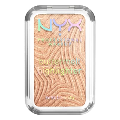NYX Professional Make Up Buttermelt Highlighter - Blijft tot 12u zitten - Verrijkt met mango-, amandel- en sheaboter - Glaze It Butta - 5gr