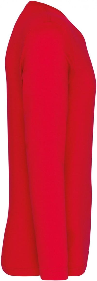 Kariban T-shirt ronde hals lange mouwen K359 - Red - 3XL