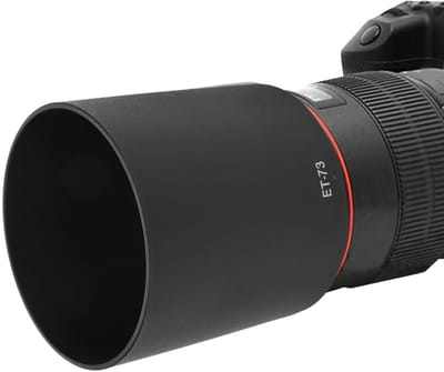 Dailygoods - Zonnekap - Vervanging - Kunststof - Zwart - Geschikt voor EF 100mm f/2.8L Macro IS USM-lens - Camera-accessoire