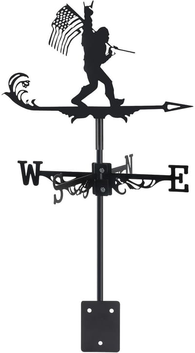 Windwijzer - smeedijzeren windwijzer - decoratief - weerbestendig - geschikt voor tuinen en daken-FXB47