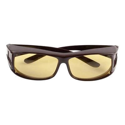 *** Voorkom Nachtblindheid - Premium Geel Getinte Bril voor Gaming & Nachtrijden - Unisex - Nachtbril - van Heble® ***