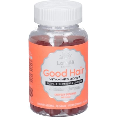 Lashilé Beauty Good Hair - Haar Vitamines - Voedingssupplementen - 60 Hair Gummies - Suikervrij - Zink, Biotine en Vitamine B6 - Bevordert Haargroei - Vegan Supplement