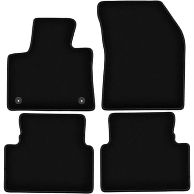 BASIC zwarte veloursmatten voor: Citroen C5 Aircross crossover (2019-)