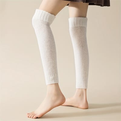 Nivard Beenwarmers - Dames - Overknee - Ballet - Wol - Kniekousen - Leg Warmers - Blauw