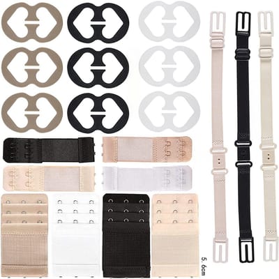 Verlengstuk voor beha, verlengstuk, beha-verlenger, elastische verlenghaakband, nylon beha-bandverlengers voor vrouwen, meerdere maten beschikbaar,Stijl 27