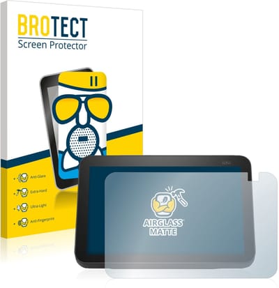 BROTECT - Screenprotector voor Amazon Echo Show 8 2021 (2. Gen.) - Folie Beschermfolie Beschermglas matte