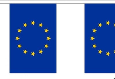 Vlaggenlijn Europese Unie - 9 meter | stof
