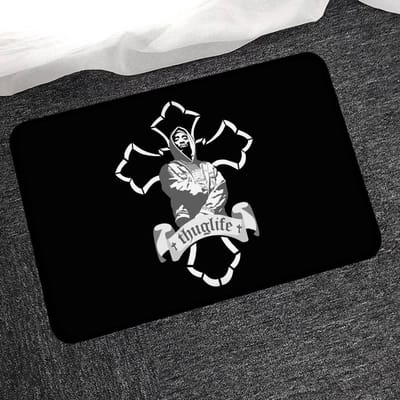 Tapis de cuisine Rapper T-Tupac S-Shakur Moins cher Antidérapant Salon Moderne Balcon Imprimé Décoration Intérieure Moderne 40x60 cm