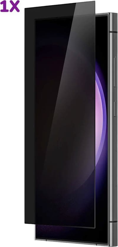 AziLine Privacy Glas Screenprotector Geschikt voor Samsung Galaxy S24 Ultra - Ultieme Privacy Schermbescherming geschikt voor Galaxy S24 Ultra - Privacy Screen Protector S24 Ultra - Privacy Samsung Premium Glas - Edge to Edge - Hoge Kwaliteit
