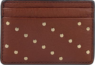 Fossil Steven Kredietkaart etui Leer 9.5 cm - 6 Sleuven - BRAUN