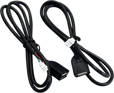 USB-Kabeladapter voor Autoradio - 4-pins en 6-polige Verbinding