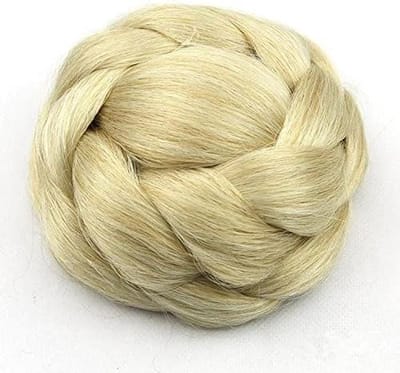 Gevlochten Haarknot Chignon Haarstuk Accessoire Scrunchie Grote Maat