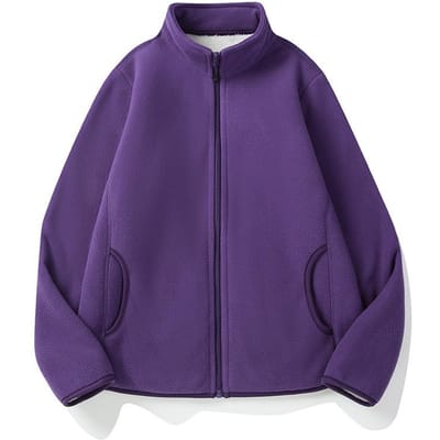 Fleecejack Herfst Winter Outdoor Sport Fleecejack Heren en Dames Hoodie met Fleece en Fleece Dikke Fleece Koppeljas 2XL blue