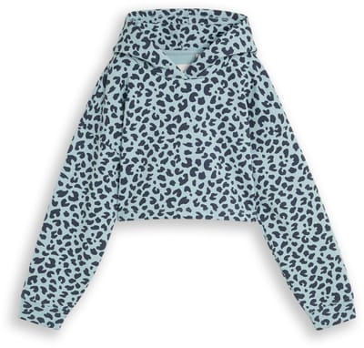 Tom Tailor - Cropped hoodie - Maat 152 - green big leo design